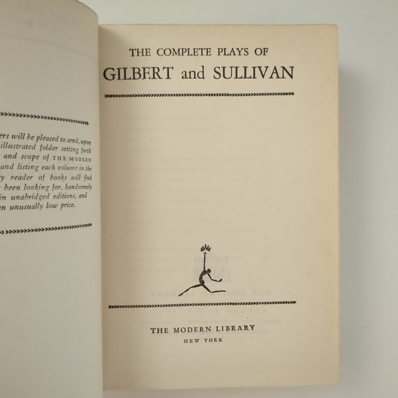 The Complete Plays of Gilbert and Sullivan - Modern Library edition - VINTAGE - Picture 6 of 6